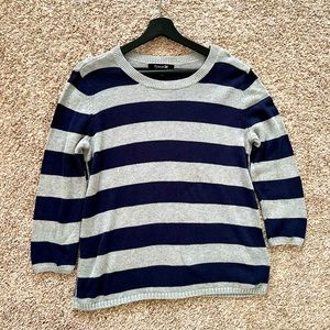 Forever 21 oversized navy blue/grey sweater. Size Large